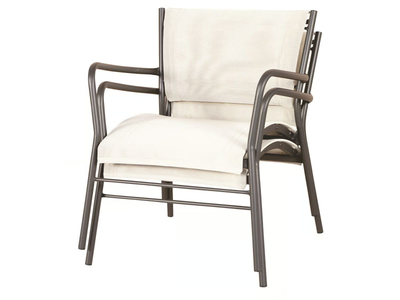 POLO 1 - Stackable textilene garden armchair with armrests _ RD Italia