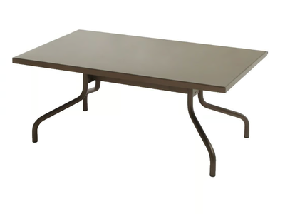 Polo - Rectangular metal garden side table _ RD Italia