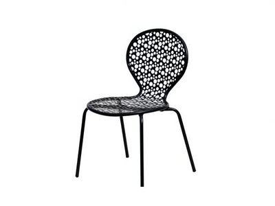ROTONDA 1 - Stackable galvanized steel garden chair _ RD Italia