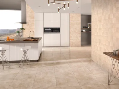 METAL TRACK - White-paste wall tiles with metal effect _ RECER