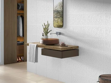 MORE PETAL - Indoor white-paste 3D Wall Cladding _ RECER