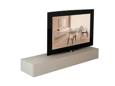 LUNA HI-FI - Low TV cabinet with flap doors _ Reflex