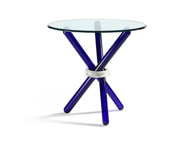 OODAN 55 - Round glass coffee table _ Reflex