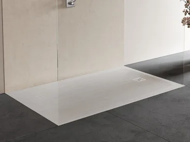 RASO - Rectangular Solid Surface shower tray _ RELAX