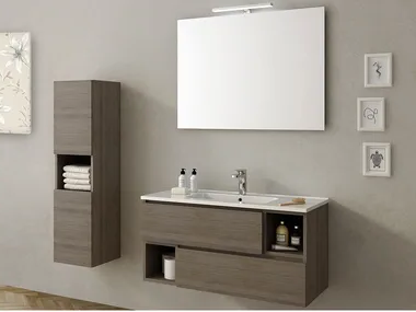 OPEN - Wall-mounted vanity unit _ Remail by G.D.L.
