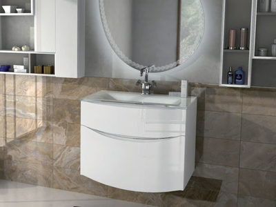 SIRIO - Wall-mounted vanity unit _ Remail by G.D.L.