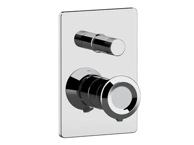 ELEMENT - Single handle shower mixer with plate _ Remer Rubinetterie