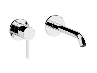 METRICA - Single handle wall-mounted washbasin mixer _ Remer Rubinetterie