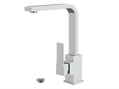 QUBIKA - Washbasin mixer with adjustable spout _ Remer Rubinetterie