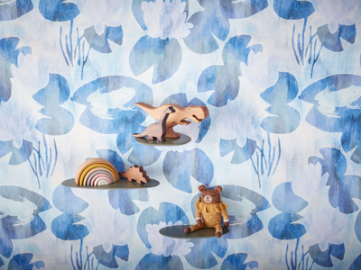 LE CHANT DES GRENOUILLES - Kids wallpaper _ Ressource