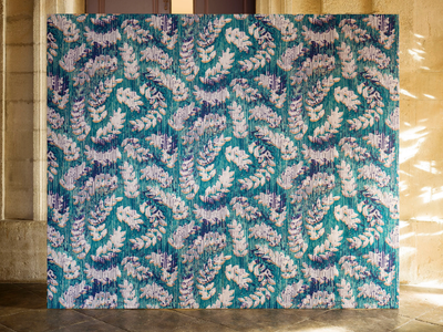 RAMEAUX - Wallpaper with floral pattern _ Ressource