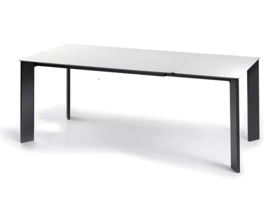 COMFORTABLE - Extending aluminium and HPL garden table _ Rever