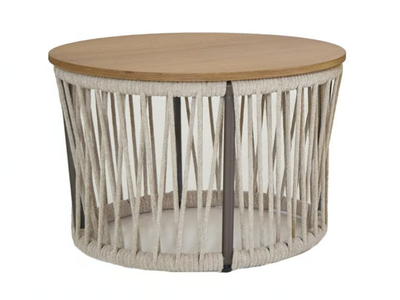 LEVANTE VELVET ROPE - Round garden side table _ Rever