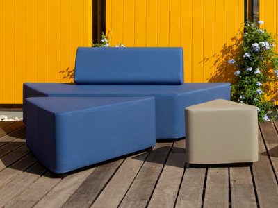 SANDWICH - Modular fabric garden sofa _ Rever