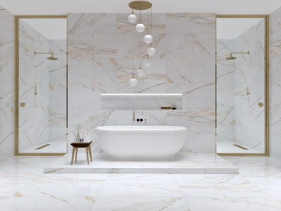 CALACATTA ORO - Porcelain stoneware wall/floor tiles with marble effect _ Revigrés