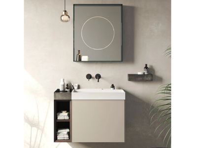 COMPACT LIVING - SET 2 - Wall-mounted vanity unit _ Rexa
