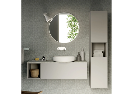 COMPACT LIVING - SET 7 - Wall-mounted vanity unit _ Rexa
