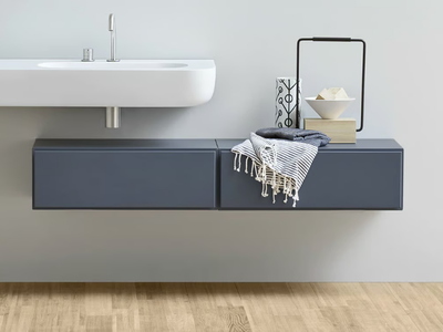 ESPERANTO - Suspended bathroom cabinet with drawers _ Rexa