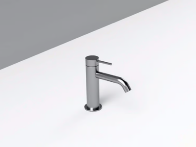 MAE - Countertop single handle stainless steel washbasin mixer _ Rexa