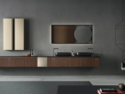 MOODE - Wall-mounted vanity unit in new finishes _ Rexa