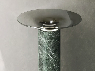 PURE - Marble washbasin with light _ Rexa