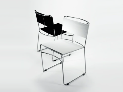 DELFINA - Stackable fabric chair _ REXITE