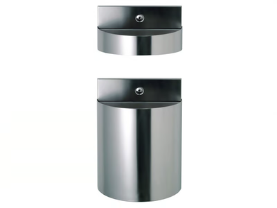 NOX WALL - Stainless steel office ashtray _ REXITE