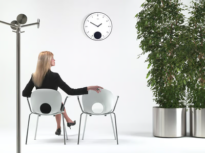 OLIVIA - Stackable polypropylene chair with armrests _ REXITE