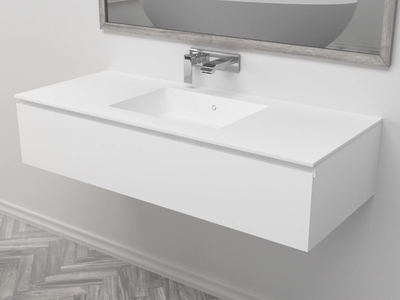 ENERGY - Single wall-mounted vanity unit with drawers _ RILUXA
