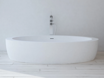 HANNOVER - Oval Solid Surface bathtub _ RILUXA
