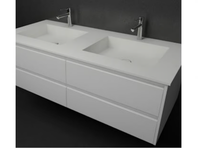 SQUARE - Vanity unit with drawers _ RILUXA