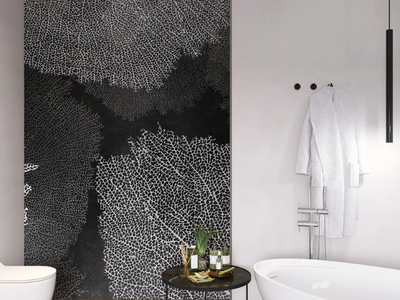 CORALES - Panoramic wallpaper with floral pattern _ Rimura