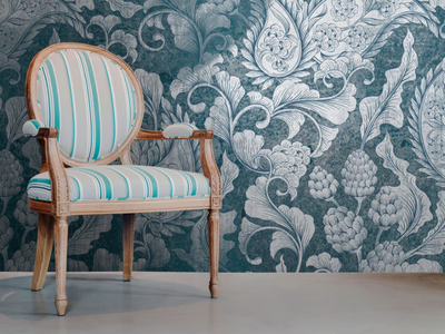 DAMA - Damask panoramic wallpaper _ Rimura