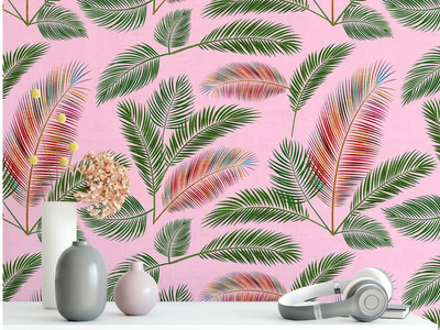 KEY WEST - Panoramic wallpaper with floral pattern _ Rimura