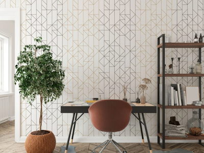 PATTERN - Geometric panoramic wallpaper _ Rimura