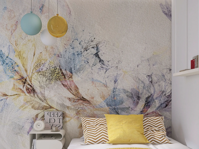 TALIA - Wallpaper with floral pattern _ Rimura