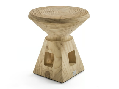 ETRURIO - Cedarwood stool _ Riva 1920