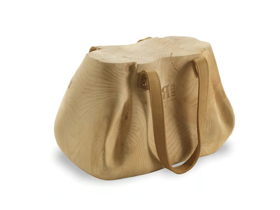 MONDANA - Low solid cedar wood stool _ Riva 1920