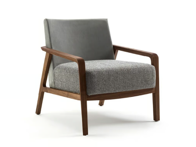 Noblè - Fabric armchair with armrests _ Riva 1920
