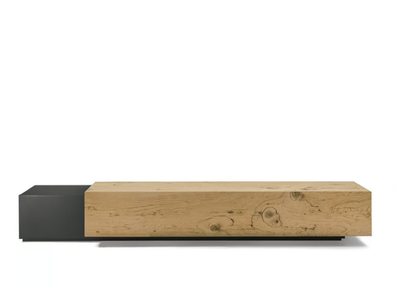 OMBRA - Solid wood and iron bench _ Riva 1920