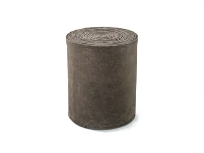 ROLL - Low rolled Utah leather stool _ Riva 1920