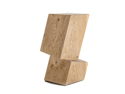 ROTTERDAM HIGH - High solid cedar wood stool with footrest _ Riva 1920