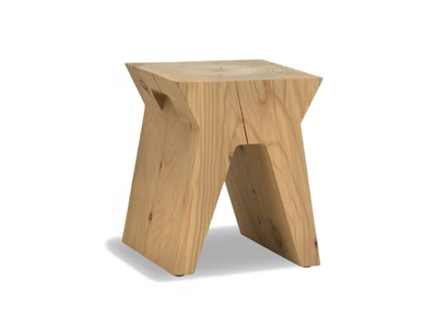 SID - Low solid cedar wood stool _ Riva 1920