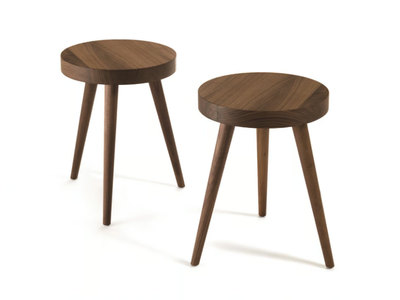 SUSY - Round solid wood coffee table _ Riva 1920