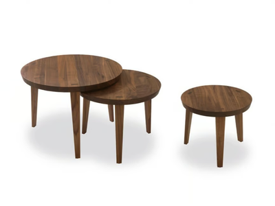 TAO - Round solid wood coffee table _ Riva 1920