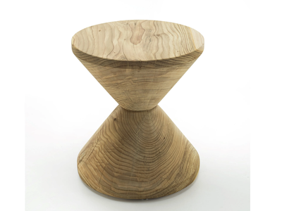 VORTICE - Low cedarwood stool _ Riva 1920