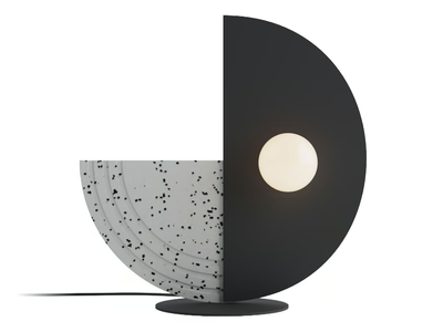 REGINA SIDE - Iron and recycled plastic table lamp _ Robin