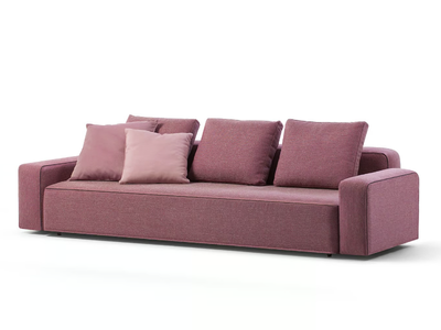 DANDY - 3 seater fabric garden sofa _ RODA