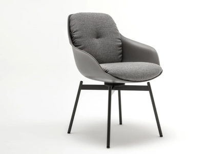 ROLF BENZ 600 - Chair with armrests _ Rolf Benz