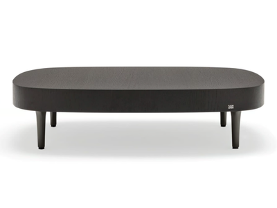 ROLF BENZ 968 - Low rectangular wood veneer coffee table _ Rolf Benz